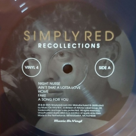 Simply Red - Recollections (Box) (coloured) (8719262042261) виниловая пластинка - фото 9