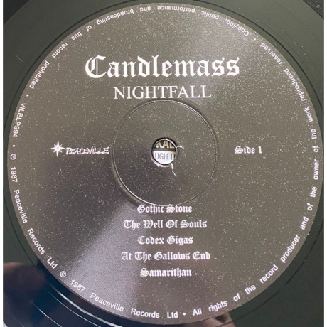 Candlemass - Nightfall (0801056899415) виниловая пластинка - фото 3