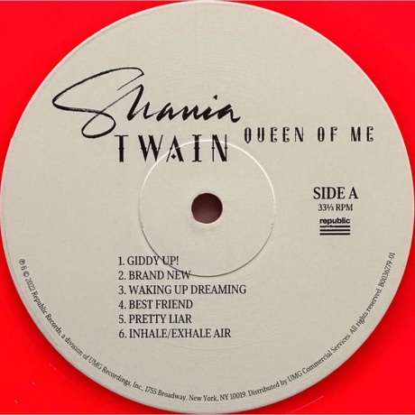 Shania Twain - Queen Of Me (coloured) (0602448616166) виниловая пластинка - фото 2