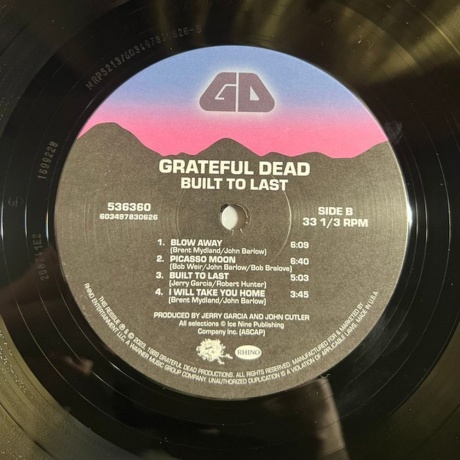Grateful Dead - Built To Last (0603497830626) виниловая пластинка - фото 7