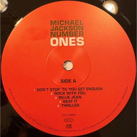 Michael Jackson - Number Ones (0198029995916) виниловая пластинка - фото 4