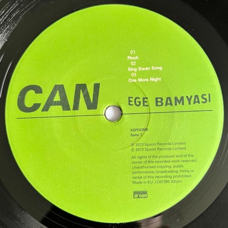 Can - Ege Bamyasi (4015887000810) виниловая пластинка - фото 3