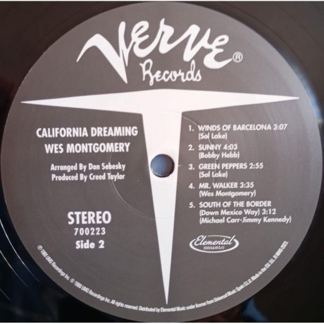 Wes Montgomery - California Dreaming (0600753982860) виниловая пластинка - фото 4