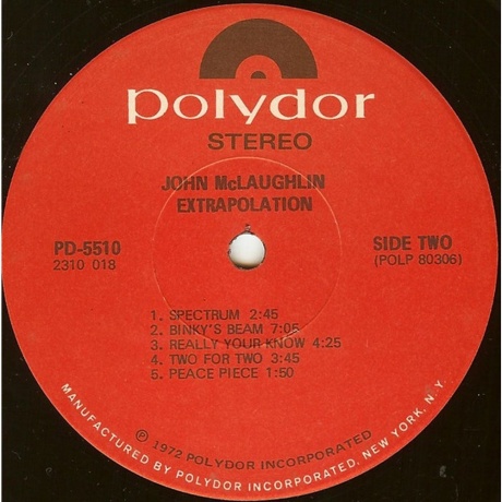 John McLaughlin - Extrapolation (5060672889636) виниловая пластинка - фото 3