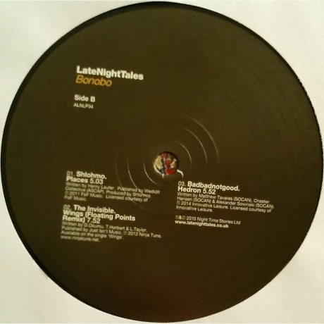 Bonobo - Late Night Tales (0825646373895) виниловая пластинка - фото 4
