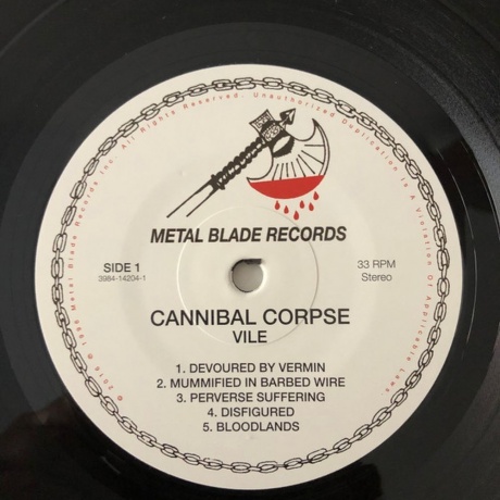 Cannibal Corpse - Vile (0039841420418) виниловая пластинка - фото 3