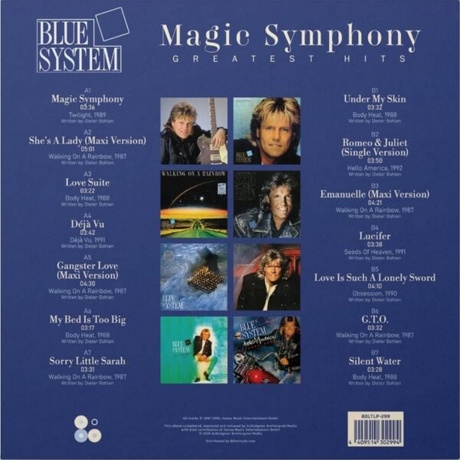Blue System - Magic Symphony – Greatest Hits (4409514302994) - фото 3