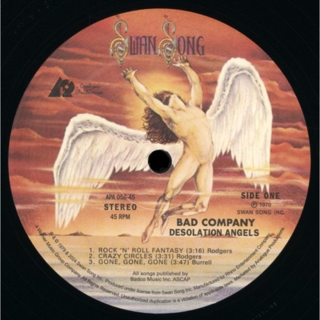 Bad Company - Desolation Angels (Analogue) (0753088755873) - фото 2