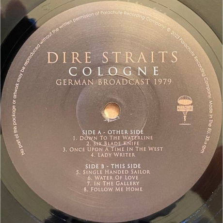 Dire Straits - Cologne (0803341589766) виниловая пластинка - фото 2