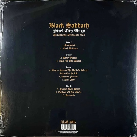 Black Sabbath - Steel City Blues (0803341560208) виниловая пластинка - фото 2