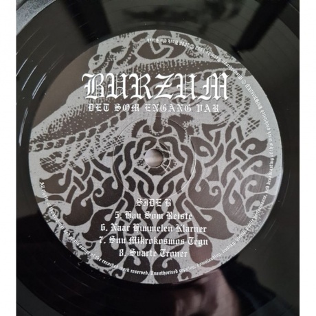 Burzum - Det Somengang Var (0803341230163) виниловая пластинка - фото 3