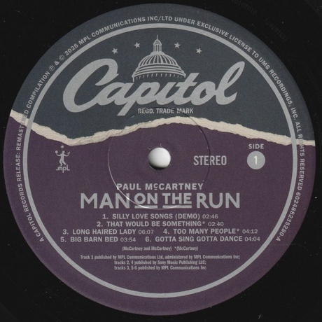 OST - Man On The Run (0602488235280) виниловая пластинка - фото 2