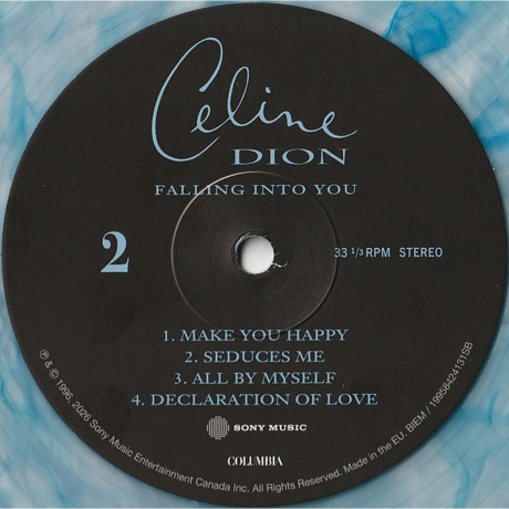 Celine Dion - Falling Into You (coloured) (0199584183411) - фото 5