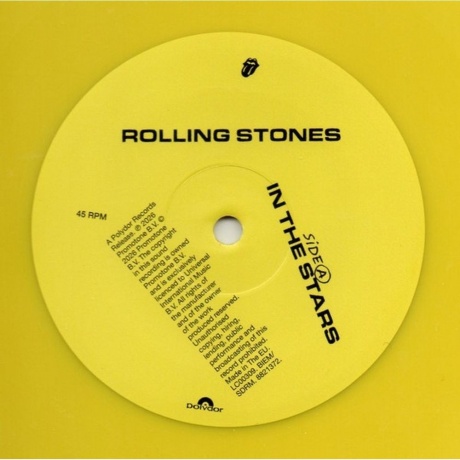 Rolling Stones - In The Stars (45 Rpm) (Yellow) (602488213721) - фото 2