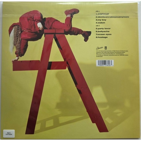 Billie Eilish - Dont Smile At Me (Crystal Clear) (199957236263) - фото 2