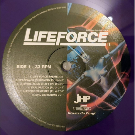 OST - Lifeforce (Henry Mancini) (coloured) (8719262043572) - фото 2