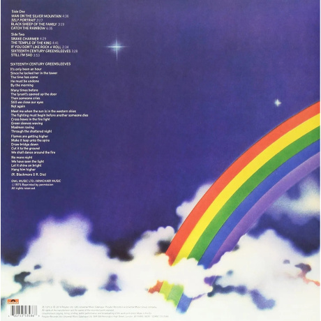 Rainbow - Ritchie Blackmore's Rainbow (0600753535868) - фото 2