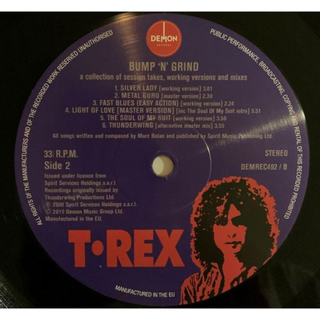T. Rex - Bump 'N' Grind (5014797900400) - фото 2