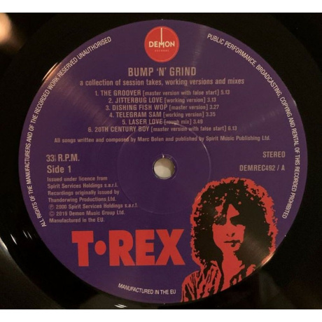 T. Rex - Bump 'N' Grind (5014797900400) - фото 3