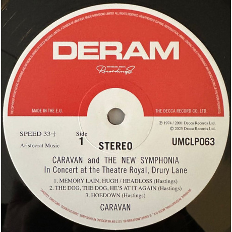 Caravan - Caravan &amp; The New Symphonia (0805520240635) - фото 2