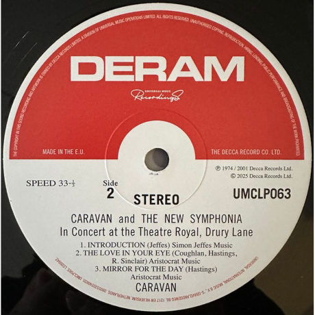 Caravan - Caravan &amp; The New Symphonia (0805520240635) - фото 3