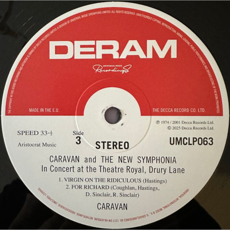 Caravan - Caravan &amp; The New Symphonia (0805520240635) - фото 4