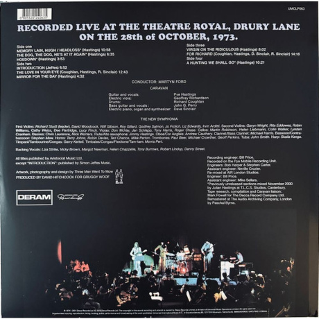 Caravan - Caravan &amp; The New Symphonia (0805520240635) - фото 6