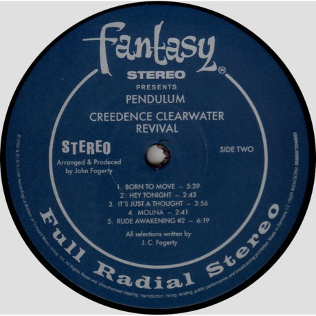 Creedence Clearwater Revival - Pendulum (Half Speed) (0888072048683) виниловая пластинка - фото 4