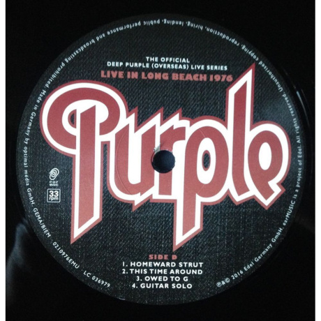 Deep Purple - Long Beach, 1976 (4029759109761) виниловая пластинка - фото 7