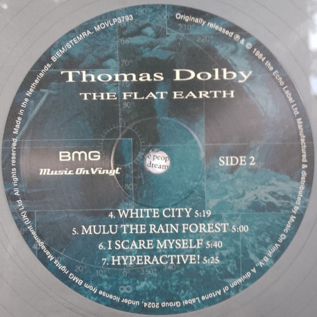 Thomas Dolby - The Flat Earth (coloured) (8719262039667) виниловая пластинка - фото 4