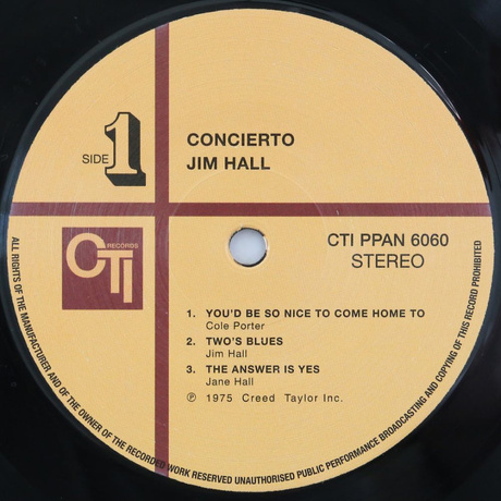 Jim Hall - Concierto (Analogue) (5060149620298) виниловая пластинка - фото 4