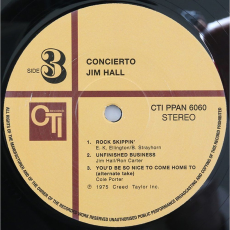 Jim Hall - Concierto (Analogue) (5060149620298) виниловая пластинка - фото 6