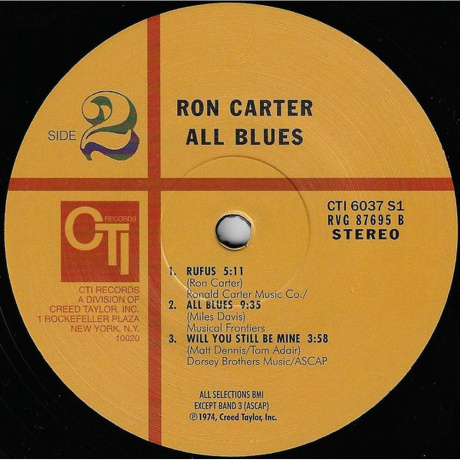 Ron Carter - All Blues (Analogue) (5060149622315) виниловая пластинка - фото 5