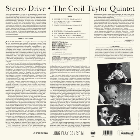 Cecil Taylor - Stereo Drive (8436563184826) виниловая пластинка - фото 2