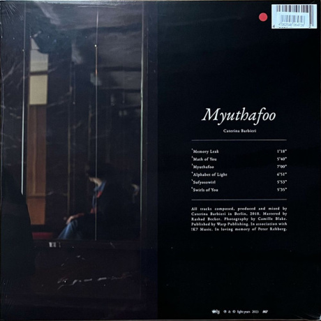 Caterina Barbieri - Myuthafoo (coloured) (4062548064728) виниловая пластинка - фото 2