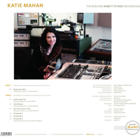Katie Mahan - Plays Gershwin (Audiophile Edition) (4260428070061) виниловая пластинка - фото 3