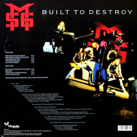 Michael Schenker Group - Built To Destroy (5060516090334) виниловая пластинка - фото 2
