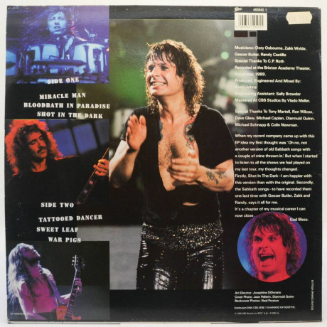 Ozzy Osbourne - Just Say Ozzy (190758773919) виниловая пластинка - фото 2