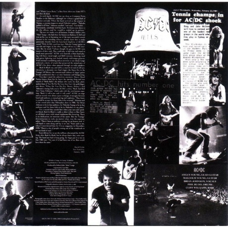 AC/DC, Back In Black (Remastered) (5099751076513) виниловая пластинка - фото 6