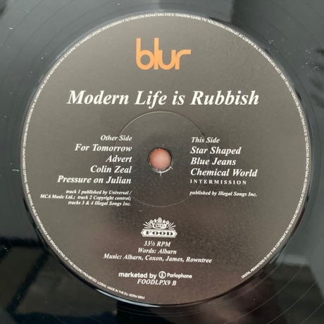 Blur - Modern Life Is Rubbish (5099962483919) виниловая пластинка - фото 5