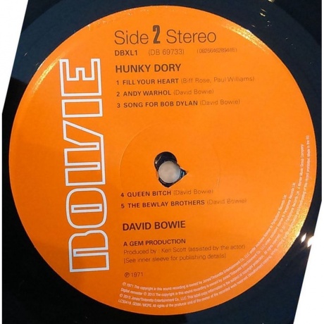 David Bowie - Hunky Dory (0825646289448) виниловая пластинка - фото 4
