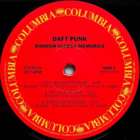 Daft Punk -  Random Access Memories (0888837168618) виниловая пластинка - фото 9