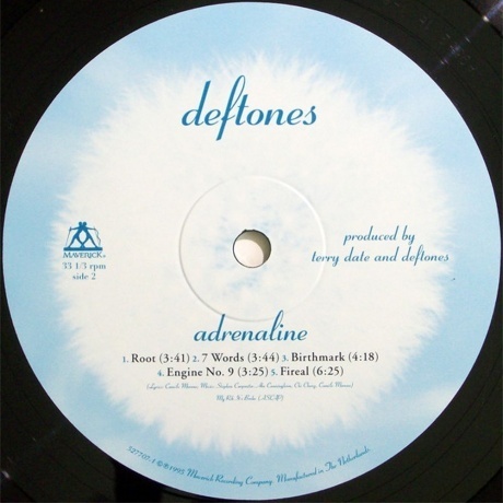 Deftones - Adrenaline (0093624957812) виниловая пластинка - фото 4