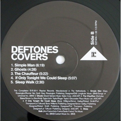Deftones - Covers (0093624958291) виниловая пластинка - фото 4