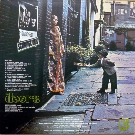 Doors - Strange Days (Stereo) (0081227986513) виниловая пластинка - фото 3