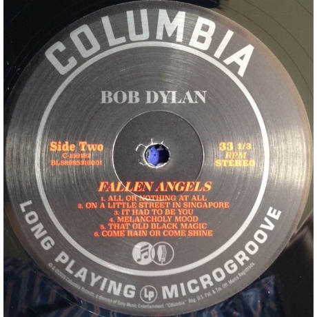 Bob Dylan - Fallen Angels (0889853160013) виниловая пластинка - фото 4