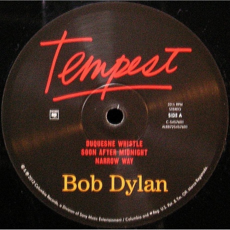 Bob Dylan - Tempest (0887254576013) виниловая пластинка - фото 3