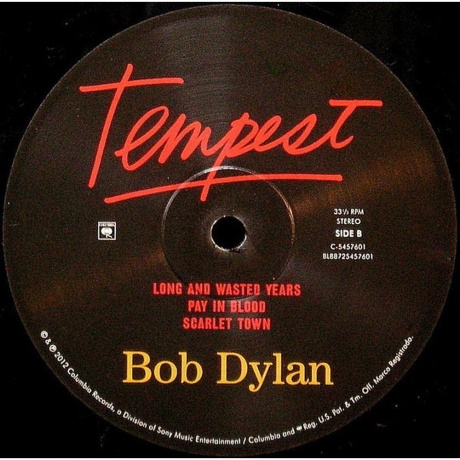 Bob Dylan - Tempest (0887254576013) виниловая пластинка - фото 4