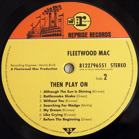 Fleetwood Mac - Then Play On (0081227965518) виниловая пластинка - фото 5