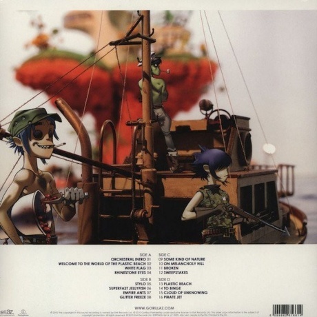 Gorillaz - Plastic Beach (5099962616614) виниловая пластинка - фото 4